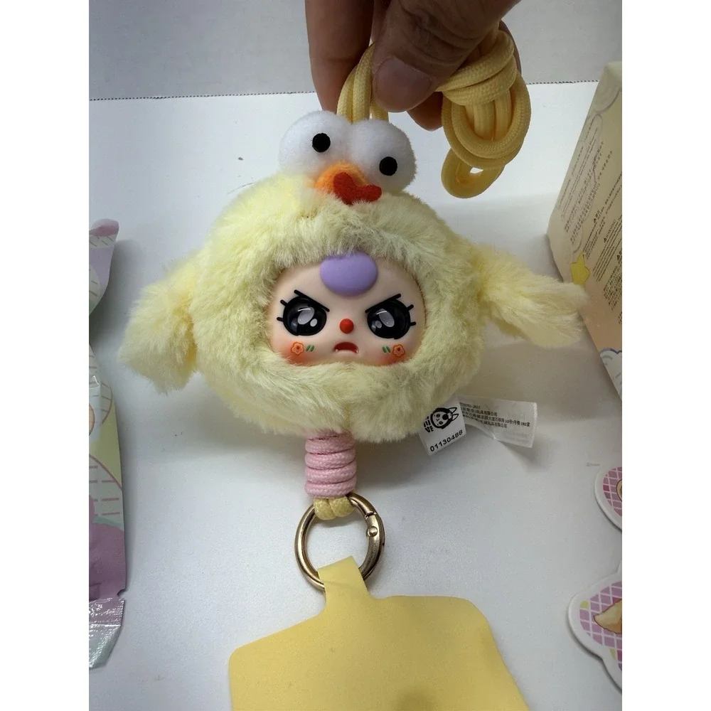 Baby Three BB3 Phone Lanyard Confirmed‎ Yellow Chicken Plush Phone Strap NEW